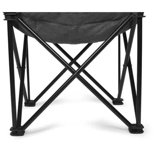 Heritage chaise de camping KAMPA – siège pliant pour camping-car, van et CarLife | vue sur les pieds - coloris gris
