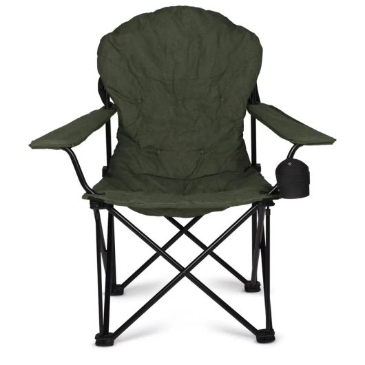 Heritage chaise de camping KAMPA – siège pliant pour camping-car, van et CarLife | vue de face - coloris vert