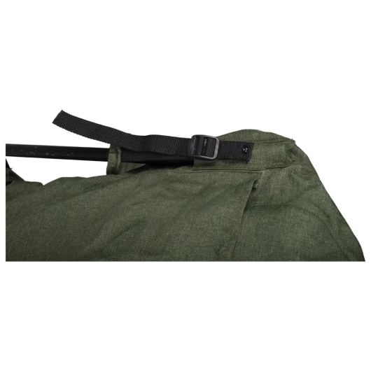 Heritage chaise de camping KAMPA – siège pliant pour camping-car, van et CarLife | vue sur réglage hauteur du siège - vert