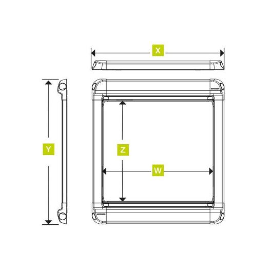 Habillage Roller Shade Store & Moustiquaire Taille 78 | 907 x 803 mm LEWMAR