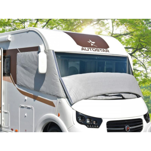 Volet Isoval Intégral pour camping-car intégral Adria | pare-brise ouvert
