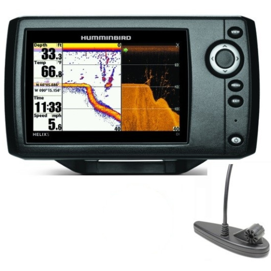 Sondeur Helix 5 G2 version DI Humminbird avec sonde TA | Sondeur Ecran Couleurs
