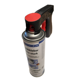 Pistolet adaptateur spray colle et peinture en bombe Pistolet adaptateur pour bombe de colle et peinture | Application propre et précise | avec colle néoprène