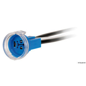 Connecteur précablé pour interrupteur pushpull OSCULATI Connecteur précâblé interrupteur LED ou LED RBW Push‑Pull équipement électrique 12/24V | OSCULATI