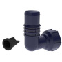 Embout coudé pour tuyau de 25 et 28 mm avec clapet anti‑retour Attwood | pompe de cale de bateau