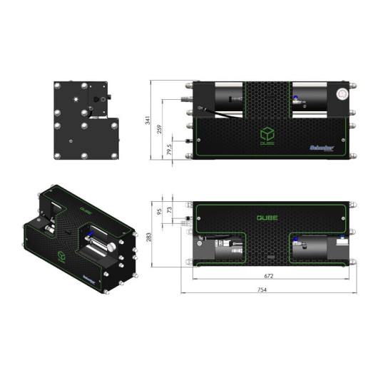 Dessalinisateur Schenker Qube 100 24 V, 100 L/h commande Mini Touch | Bateau de croisière hauturier | encombrement