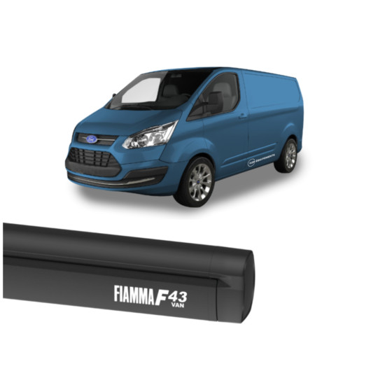Store + fixations VW T7 / Custom V710  F43Van Fiamma | vue véhicule + store