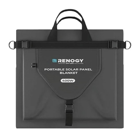 Vu plié du panneau solaire portable RENOGY 400W