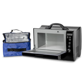 Micro‑ondes 12/24V et 230V pour camping‑car, caravane van et fourgon | À poser ou encastrer