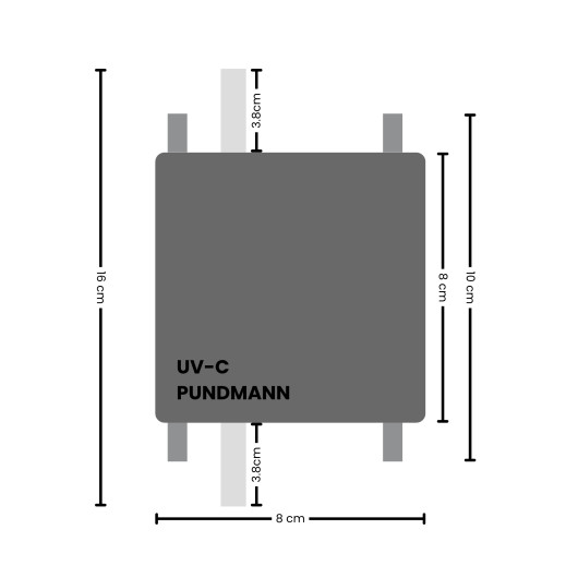PUNDMANN FluviSHIELD Filtre UV-C dimensions