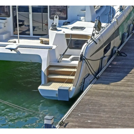 Pare‑battage d’angle en L Outils Océans | adapté au jupe de catamaran