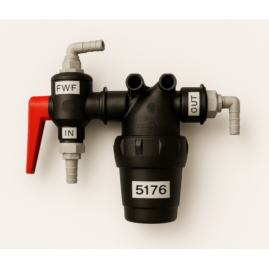 Dessalinisateur 20 L/H modulaire Unitam 12 V | Dessalinisateur, production d'eau douce en bateau | vanne avec préfiltre