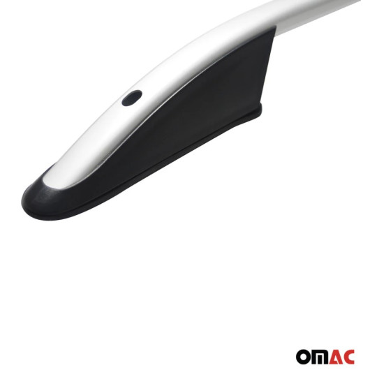 Rails de toit gris VW T6 Omac - Pour barre de toit sur fourgon ou van aménagé - fixation avant