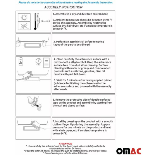 Moulure de hayon inox chromé VW T6 OMAC - Protection van et fourgon aménagé - guide montage