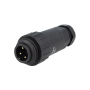Connecteur Mâle Weipu 3P 16A étanche WA22 pour câble de 2,5 mm² | Connecteur DC