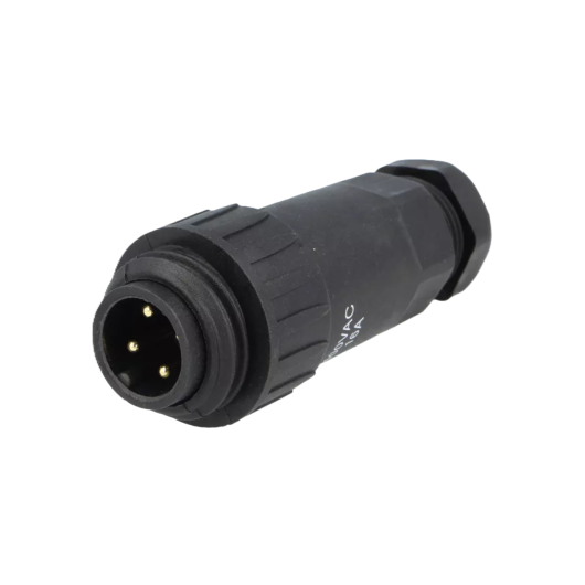 Connecteur Mâle Weipu 3P 16A étanche WA22 pour câble de 2,5 mm² | Connecteur DC