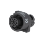 Socle Weipu étanche pour connecteur mâle 3P 16A WA22 | Connecteur DC