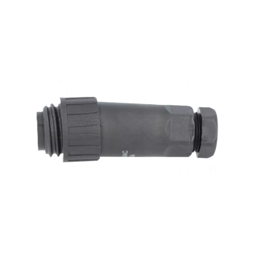 Connecteur mâle Weipu 3P 16A étanche WA22 pour câble de ø 10,5 mm | Connecteur DC | De côté