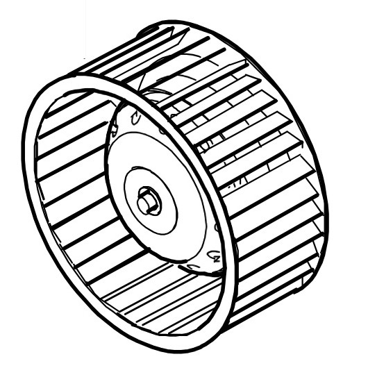 Ventilateur radial EBM KAB 110 mm TRUMA – Pièce détachée Saphir Comfort clim camping-car
