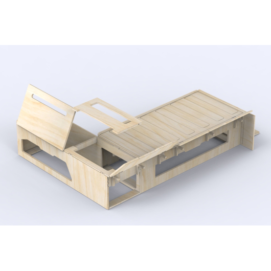 Lit peigne 112 cm B4V2 Simple Vans pour van aménagé ou ludospace | Aménagement van aménagé | rangements