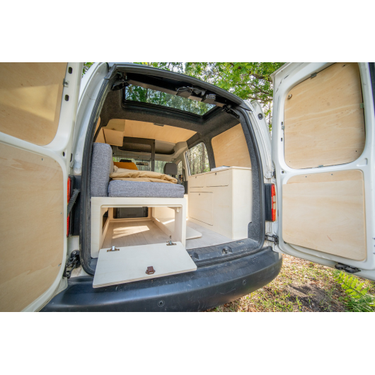 Lit peigne 112 cm B4V2 Simple Vans pour van aménagé ou ludospace | Aménagement van aménagé | Replié