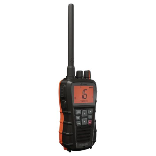 VHF Cobra BlueBound 350 | VHF Portable flottante et étanche IPX7 | Vue 3/4 côté droit