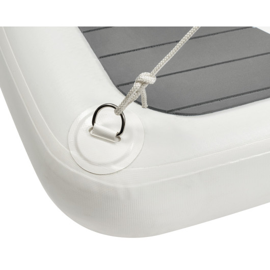Kit main courante aluminium pour passerelle gonflable 240 cm Osculati | cadène de fixation