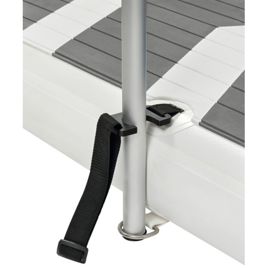Kit main courante aluminium pour passerelle gonflable 240 cm Osculati | intégration des tubes
