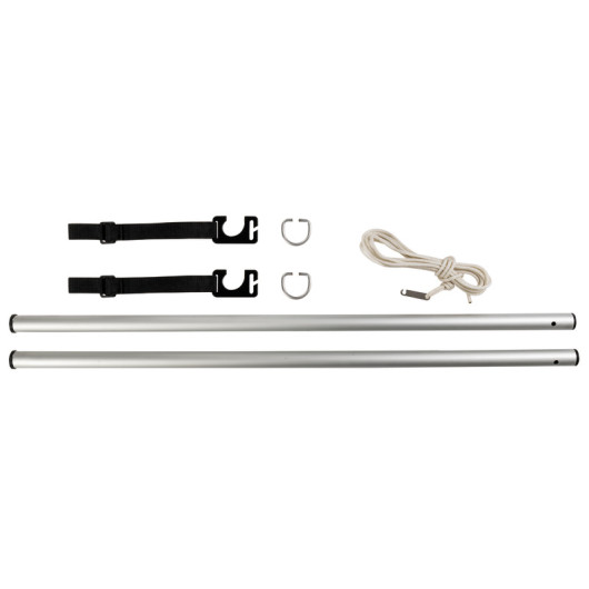 Kit main courante aluminium pour passerelle gonflable 240 cm Osculati | détail du contenu