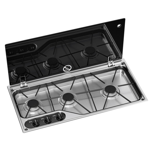 Plan de cuisson 3 feux - couvercle verre - CVH1700G DOMETIC