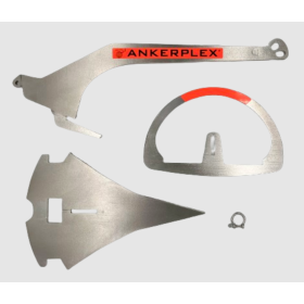 Ancre démontable en inox Ankerplex | des modèles de 1,5 à 20 kg | forme innovante