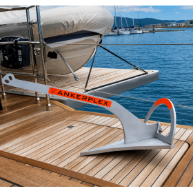 Ancre démontable en aluminium Ankerplex de 1,7 à 20 kg, ultra légère, performante pour bateau régate
