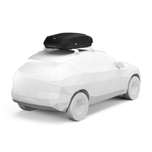 Coffre de toit rigide 300L Force 3 S de Thule | Solution de rangement pour van aménagé et voiture