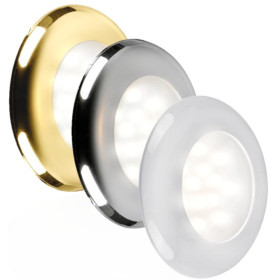 Spot LED sole 12V et 24V OSCULATI - gamme couleur doré, chromé et blanc