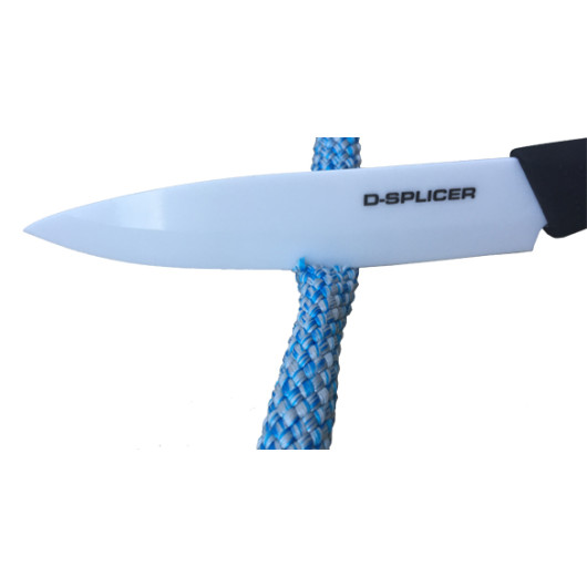 Couteau céramique D-SPLICER | Cordage Dyneema & fibres techniques | coupe nette et précise