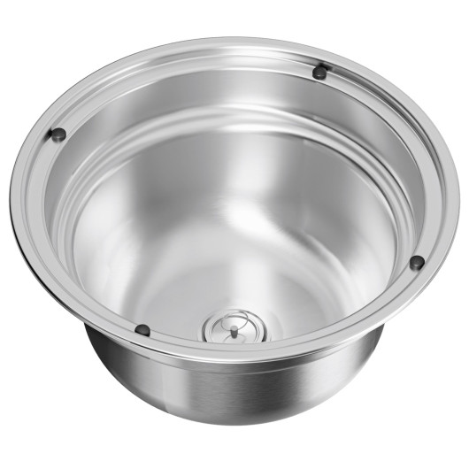 Évier inox rond Dometic CVS1350R encastrable - ø 350 mm van et camping-car