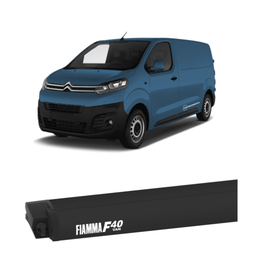 Kit Jumpy / Expert 3 store + adaptateur Fiamma F40van | photo store et véhicule