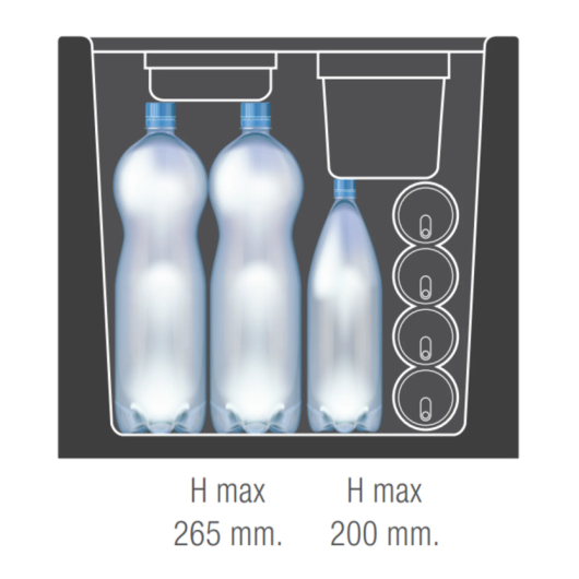 Frigo coffre topload 40L VITRIFRIGO TL43A 12/24V | Camping-car & bateau de plaisance | schéma et dimensions