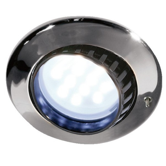 Spot encastré étanche et orientable avec interrupteur - Batsystem Comet - vue encastrée