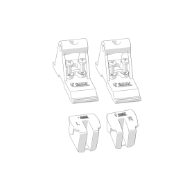 Adaptateur de paroi latérale Kit Side F45s FIAMMA Kit Side F45s FIAMMA 98655D563 – Adaptateurs paroi latérale store van et fourgon - vendu par lot de 2