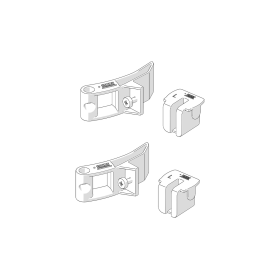 Kit Side F65S / F65L FIAMMA réf. 98655D073 - fixation paroi de store de camping-car - vendus par lot de 2