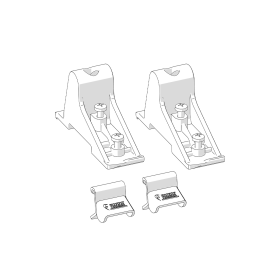 Kit Side Tristor Fiamma 98655D079 – Adaptateurs paroi latérale store camping-car et fourgon aménagé - lot de 2