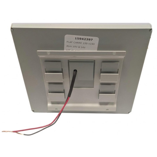 dalle LED 150 x 150 Technilys 12V vu du dessous avec support