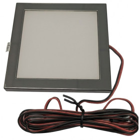 Dalle LED extra plat 12V - Wofo58L - OFOLUX DALLE led compact 100 x 100 OFOLUX - Wofo58L 12V pour véhicule - vu dessus.