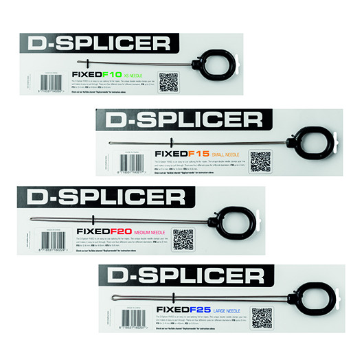 Aiguille épissure D-SPLICER F10 F15 F20 F25 | Matelotage sur cordage technique | différentes tailles