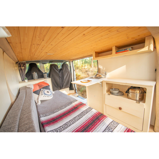 Kit meuble Drifter Jumpy 3 Simple Vans | Pack aménagement bois van et fourgon | H2R Equipements