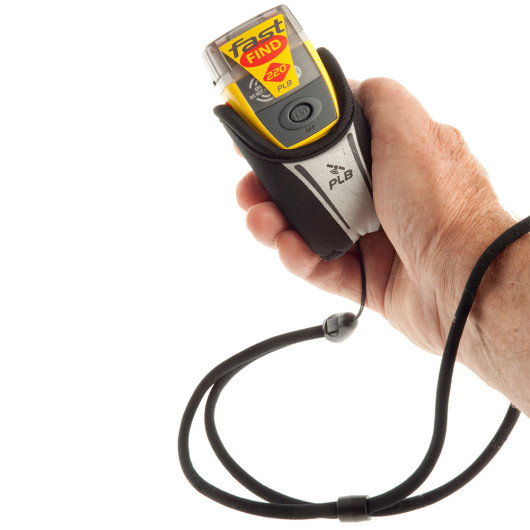Balise PLB MCMURDO FastFind 220 | Balise personnelle simple sans (RLS) | Avec sa housse flottante et sa dragonne