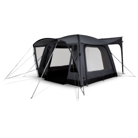 Auvent gonflable van aménagé Kampa Roam Air Low | tente minivan | vue de profil avec moustiquaires