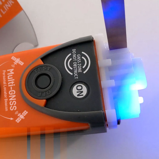 Balise PLB McMurdo Smartfind Returnlink  | Balise personnelle avec ReturnLink (RLS) | LED Bleue allumée