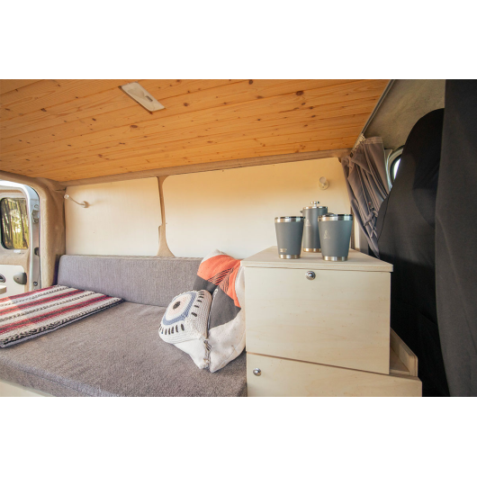 Kit aménagement bois Trafic 3 L1 SIMPLE VANS - Meuble CP prémonté pour van et fourgon | H2R Equipements